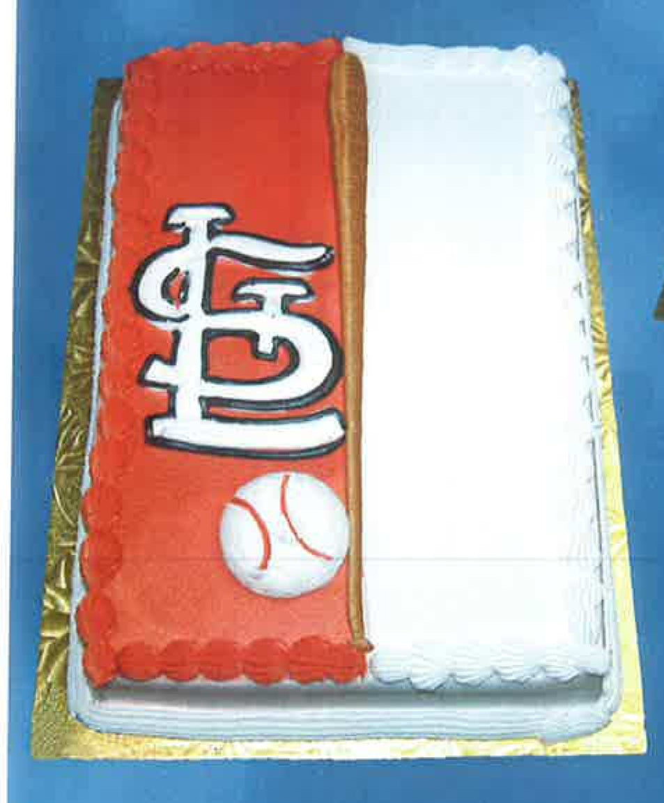 Cardinals STL Logo Cake