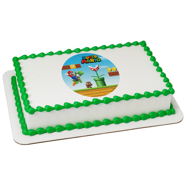 McArthur's Bakery Custom Cake with Super Mario Mushroom Kingdom