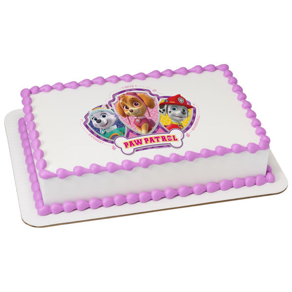 MaArthur's Bakery Custom Cake with Paw Patrol, Skye, Everst, Marshall Scan