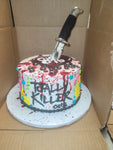 Halloween Knife Retro Cake
