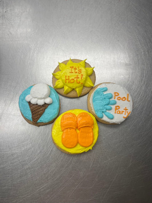 Pool Party Cookies