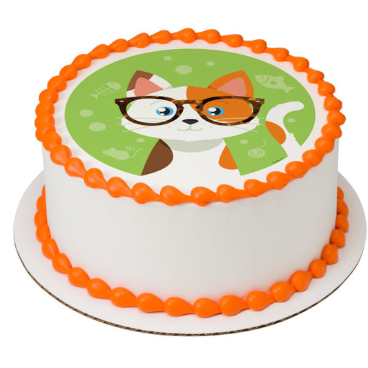 Kitty With Glasses
