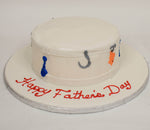 MaArthur's Bakery Custom Cake with Fishing Lure, Hat, 