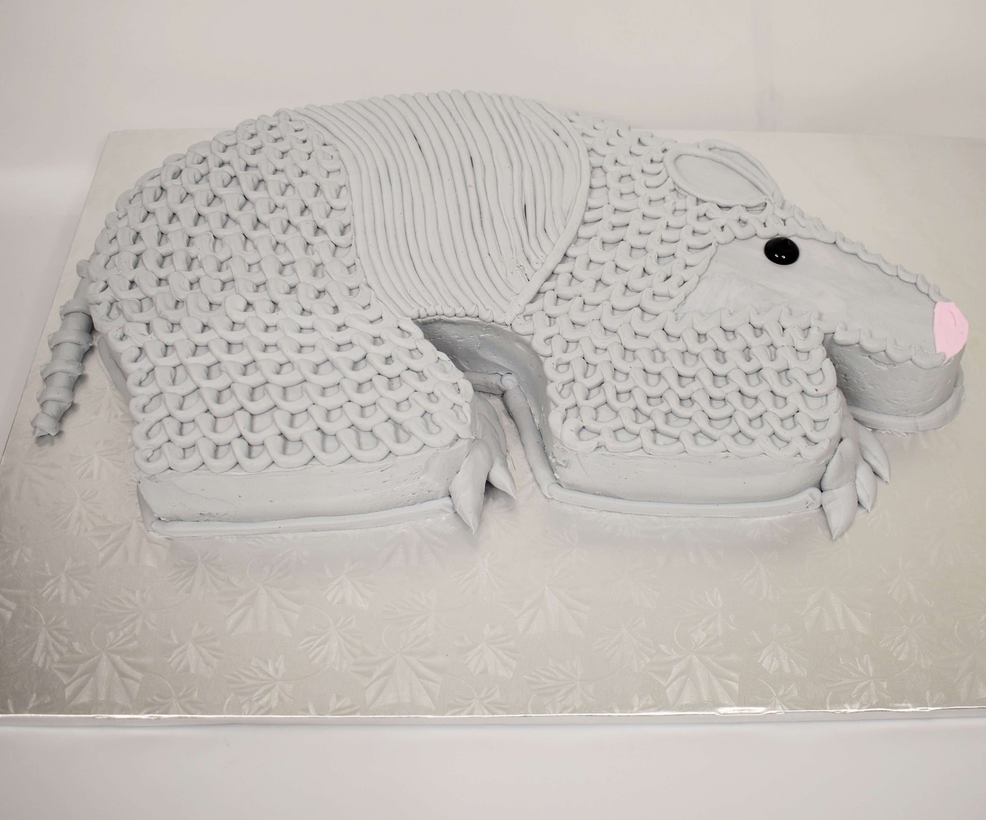 McArthur's Bakery Custom Cake with Armadillo Cut Out