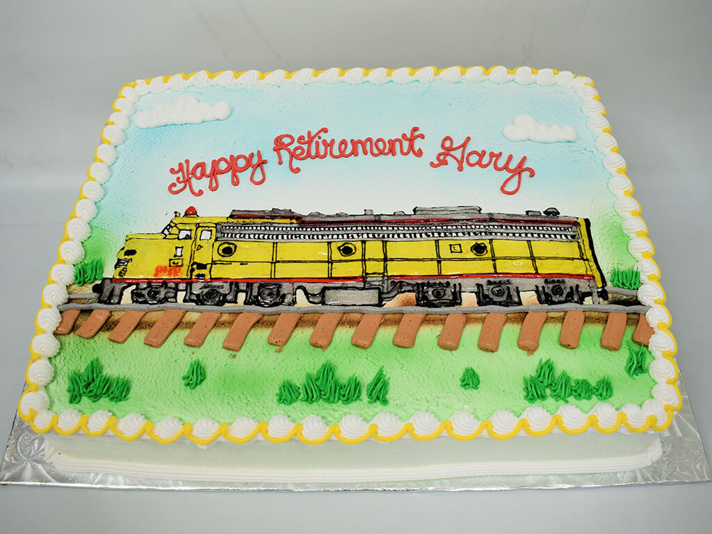 Train Sheetcake on Cake Central | Birthday sheet cakes, Train birthday, Birthday  cake pictures