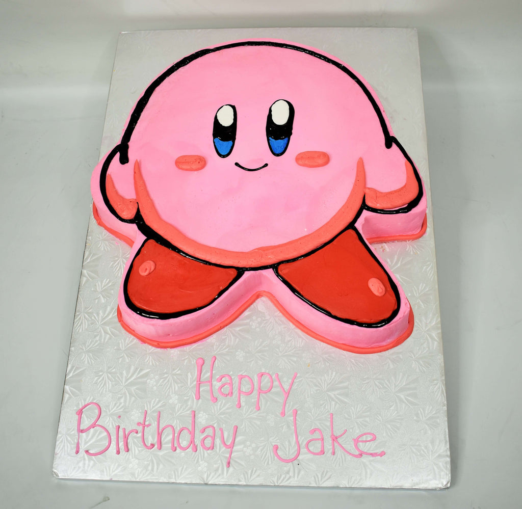 McArthur's Bakery Custom Cake with a Kirby Cut Out