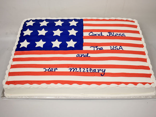 Gluten-Free American Flag Cake – The Nomadic Fitzpatricks