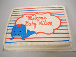 McArthur's Bakery Custom Cake with Baby Whale