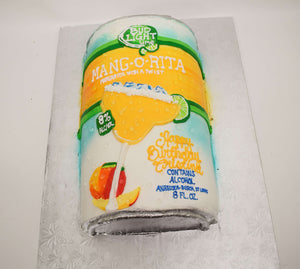 McArthur's Bakery Custom Cake with a Mango-O-Rita Can Cutout
