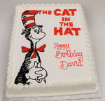 MaArthur's Bakery Custom Cake with Cat in the Hat 