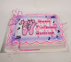 McArthur's Bakery Custom Cake With Ballerina On Toes
