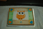 MaArthur's Bakery Custom Cake with Owl and Hearts