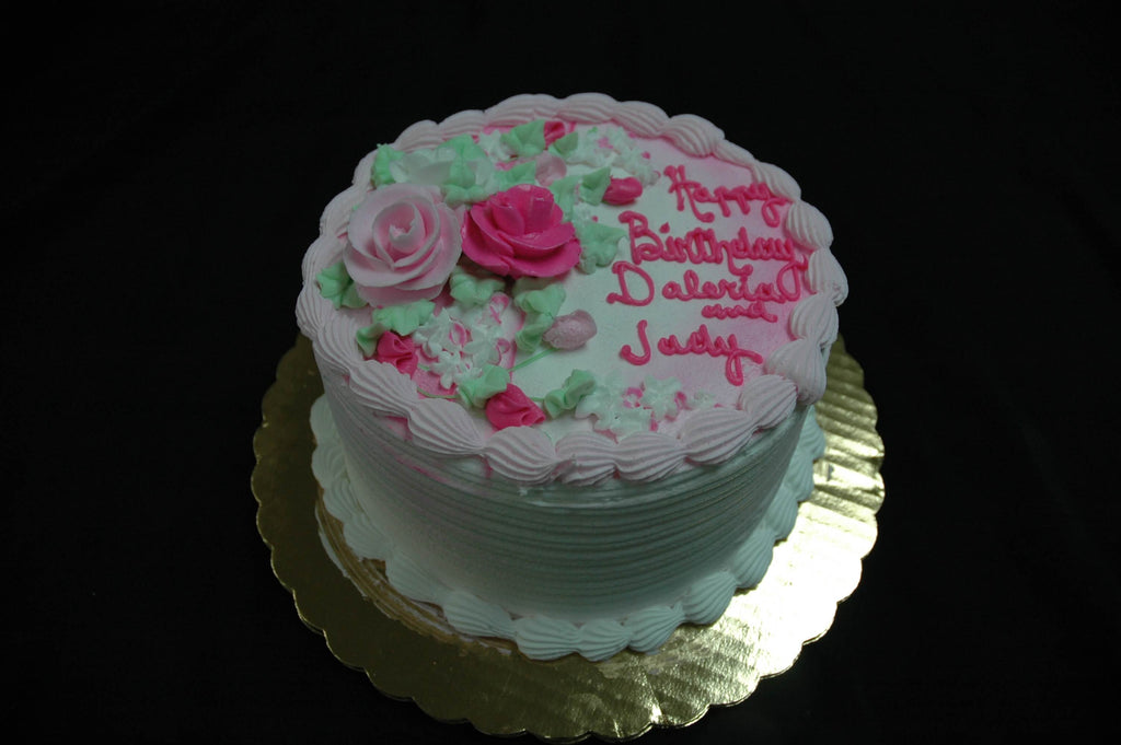 McArthur's Bakery Custom Cake with Pink Roses