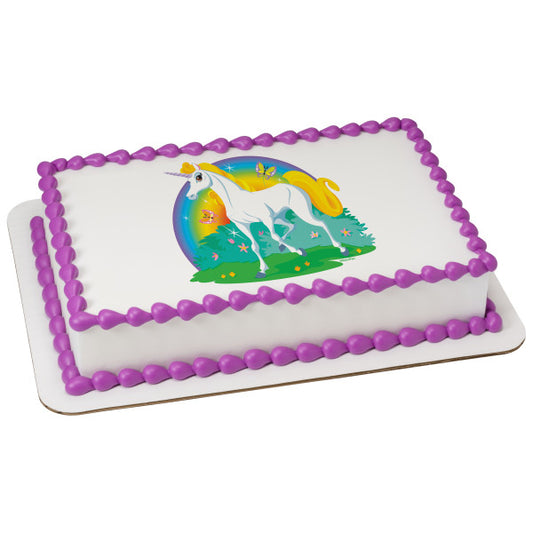 MaArthur's Bakery Custom Cake with Unicorn Scan