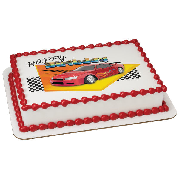 Hot Wheels Driven to Thrill Custom Photo Cake | Freedom Bakery