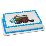 McArthur's Bakery Custom Cake with Guitar and Happy Birthday
