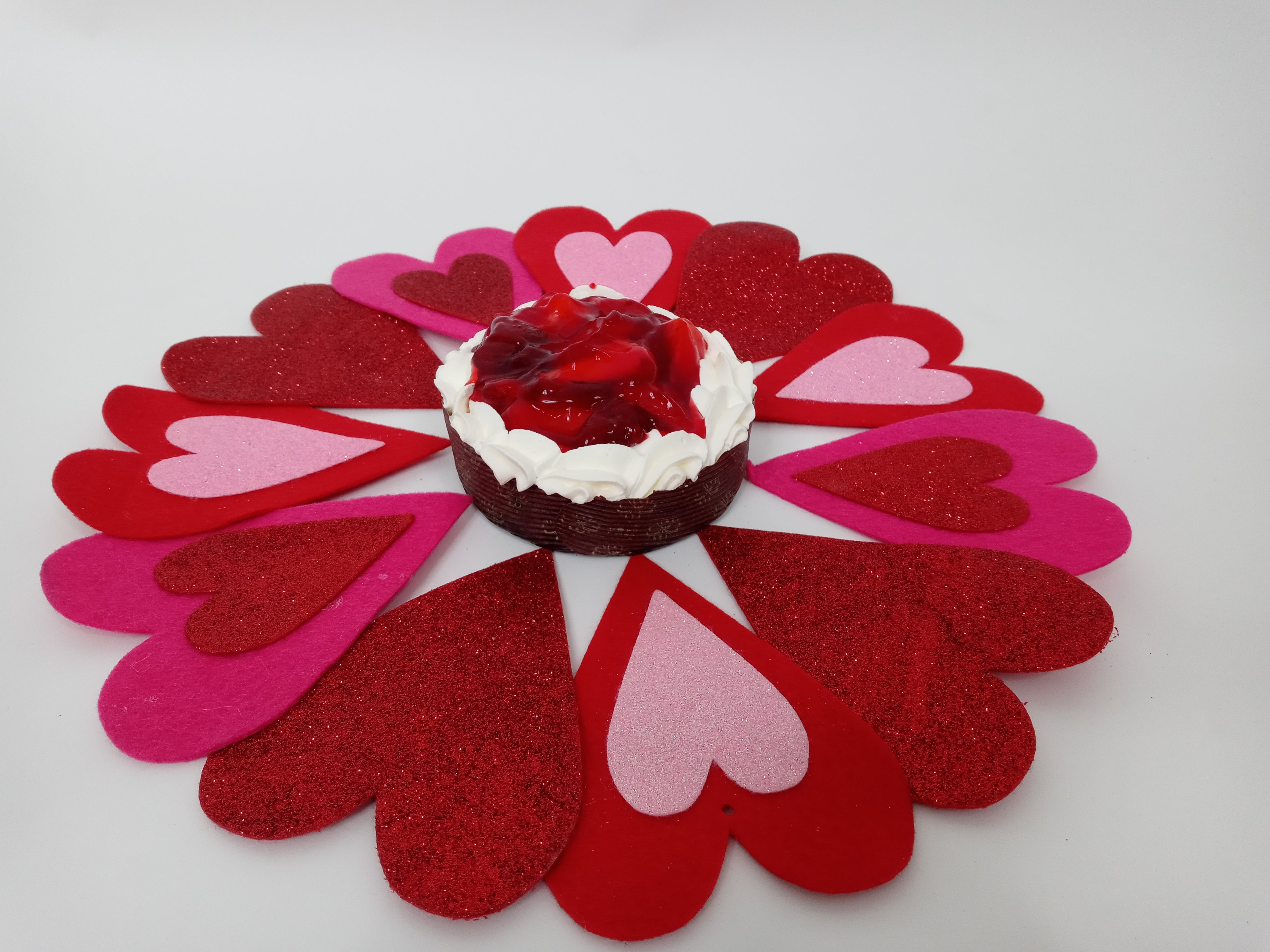 Individual Size Valentine's Day Cakes