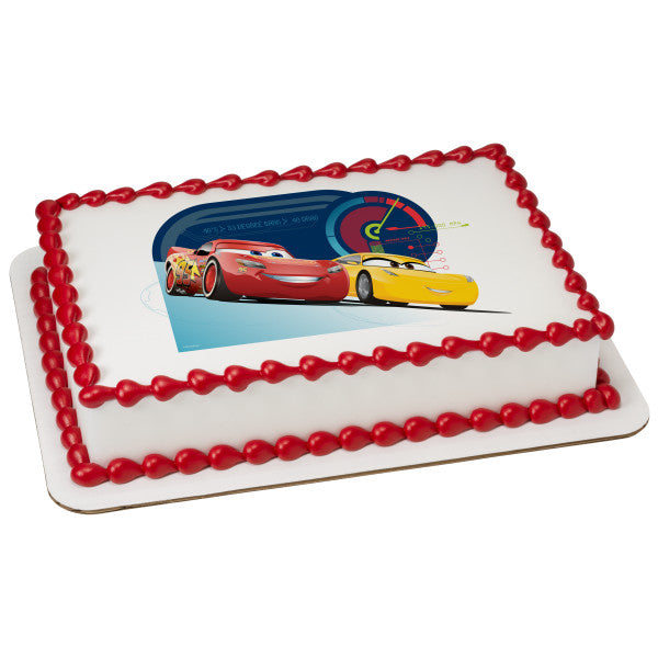 MaArthur's Bakery Custom Cake with Cars, Lighting McQueen