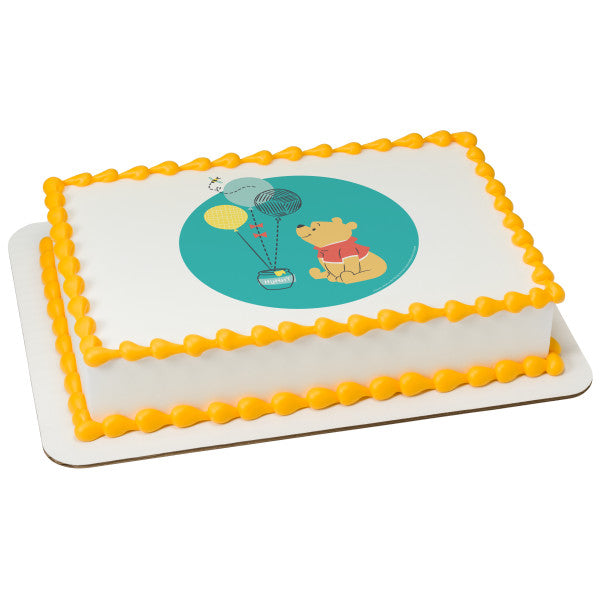 MaArthur's Bakery Custom Cake with Winnie The Pooh, Balloons