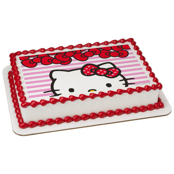McArthur's Bakery Custom Cake with Hello Kitty Scan