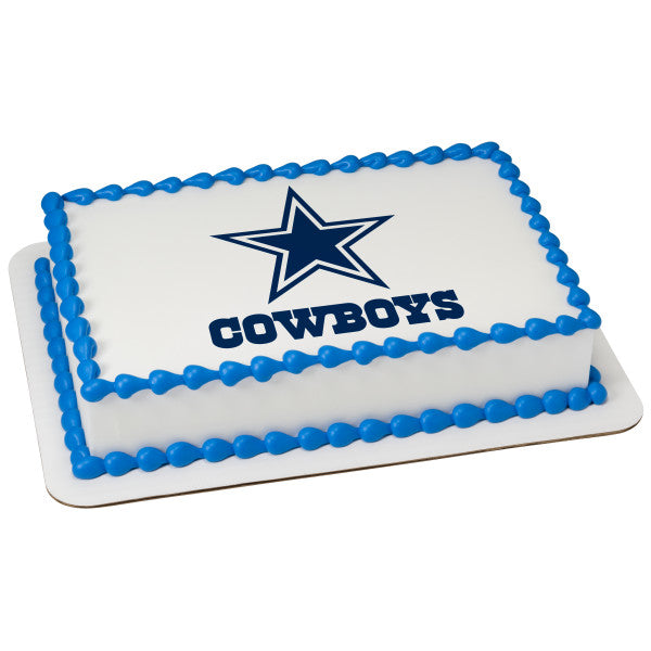 McArthur's Bakery Custom Cake with Dallas Cowboys Scan