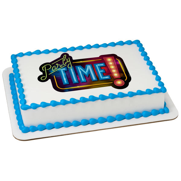 McArthur's Bakery Custom Cake with Party Time Scan