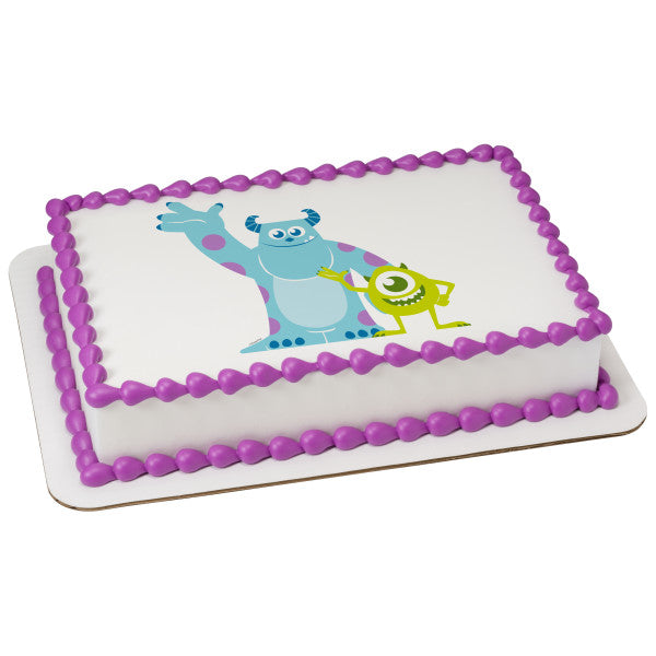 McArthur's Bakery Custom Cake with Monsters Inc, Mike and Sully Scan