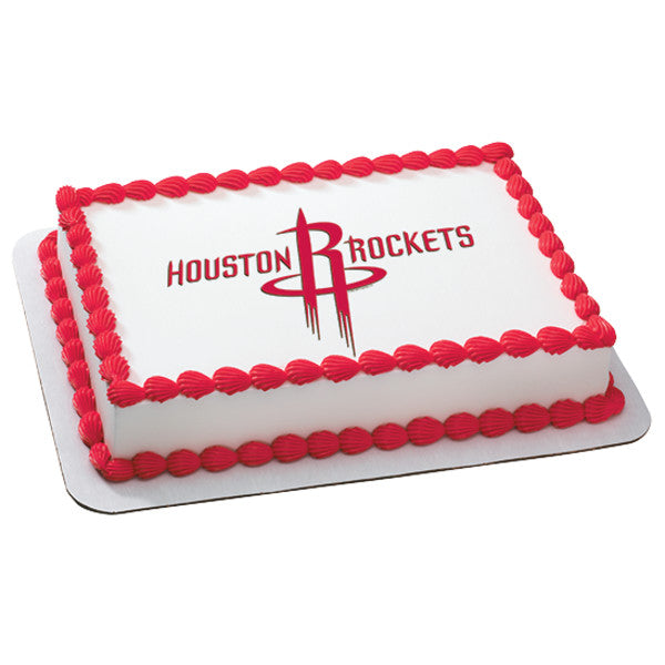 McArthur's Bakery Custom Cake With Houston Rockets Logo