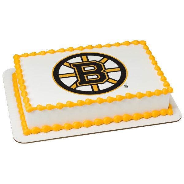 McArthur's Bakery Custom Cake With Boston Bruins Logo