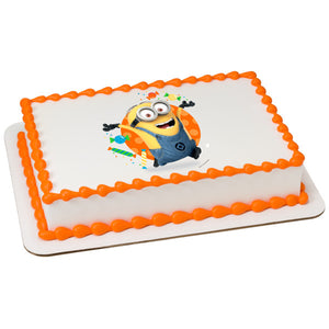 MaArthur's Bakery Custom Cake with Despicable Me, Lets Party Scan