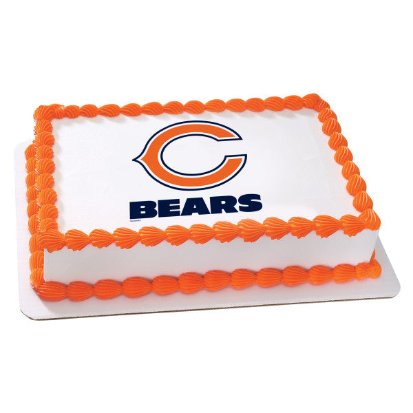 McArthur's Bakery Custom Cake With Chicago Bears Logo
