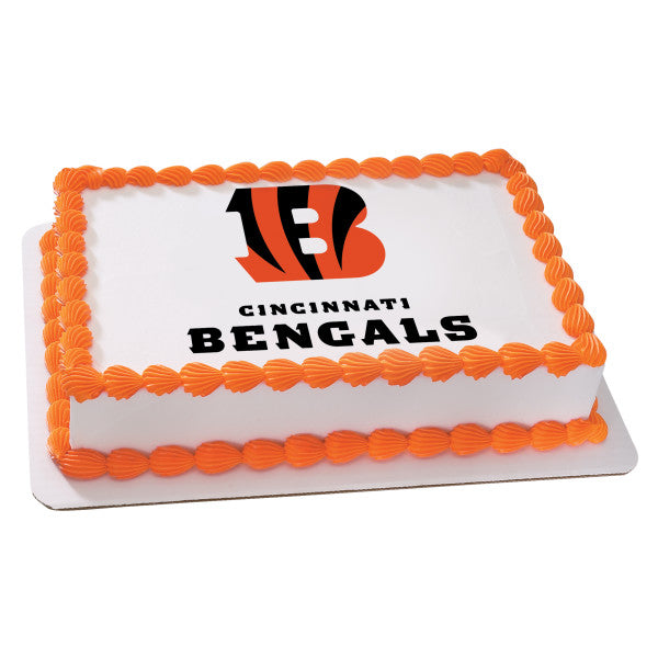 McArthur's Bakery Custom Cake With Cincinnati Bengals Logo