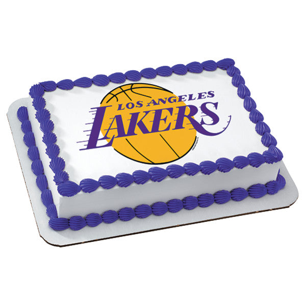 McArthur's Bakery Custom Cake With Los Angeles Lakers Logo