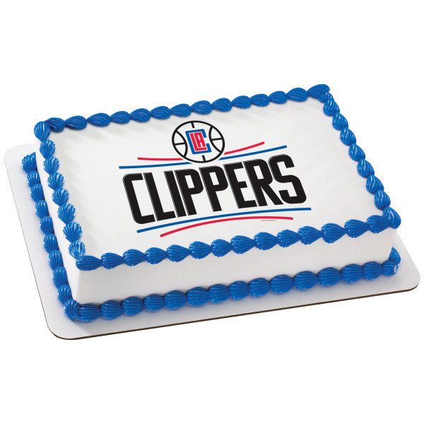 McArthur's Bakery Custom Cake with LA Clippers Scan