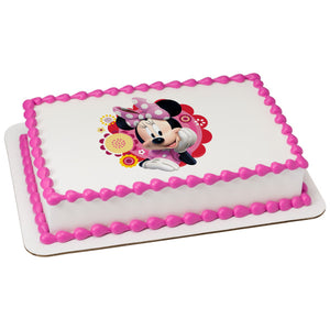MaArthur's Bakery Custom Cake with Minnie Mouse Scan