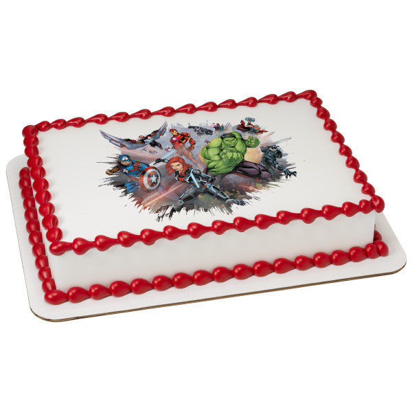 MaArthur's Bakery Custom Cake with Avengers Characters