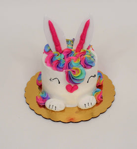 McArthur's Bakery Party Cake of a colorful Easter Bunny
