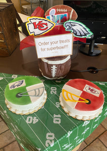 Super Bowl Team Cakes