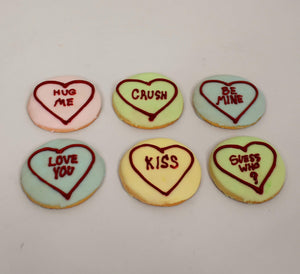 Sweet Valentines Cookies (6 Pack)