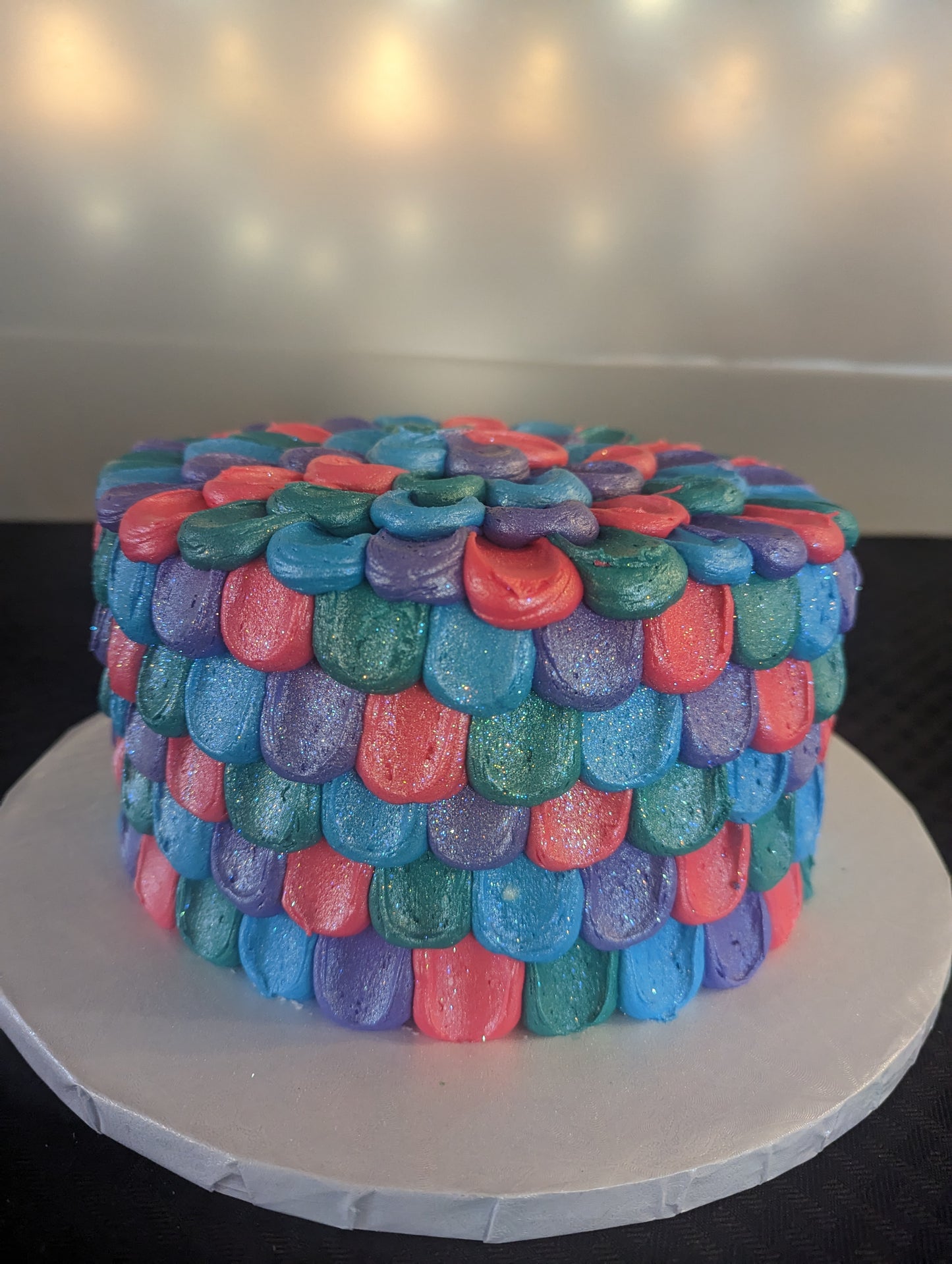 Mermaid Scales Cake