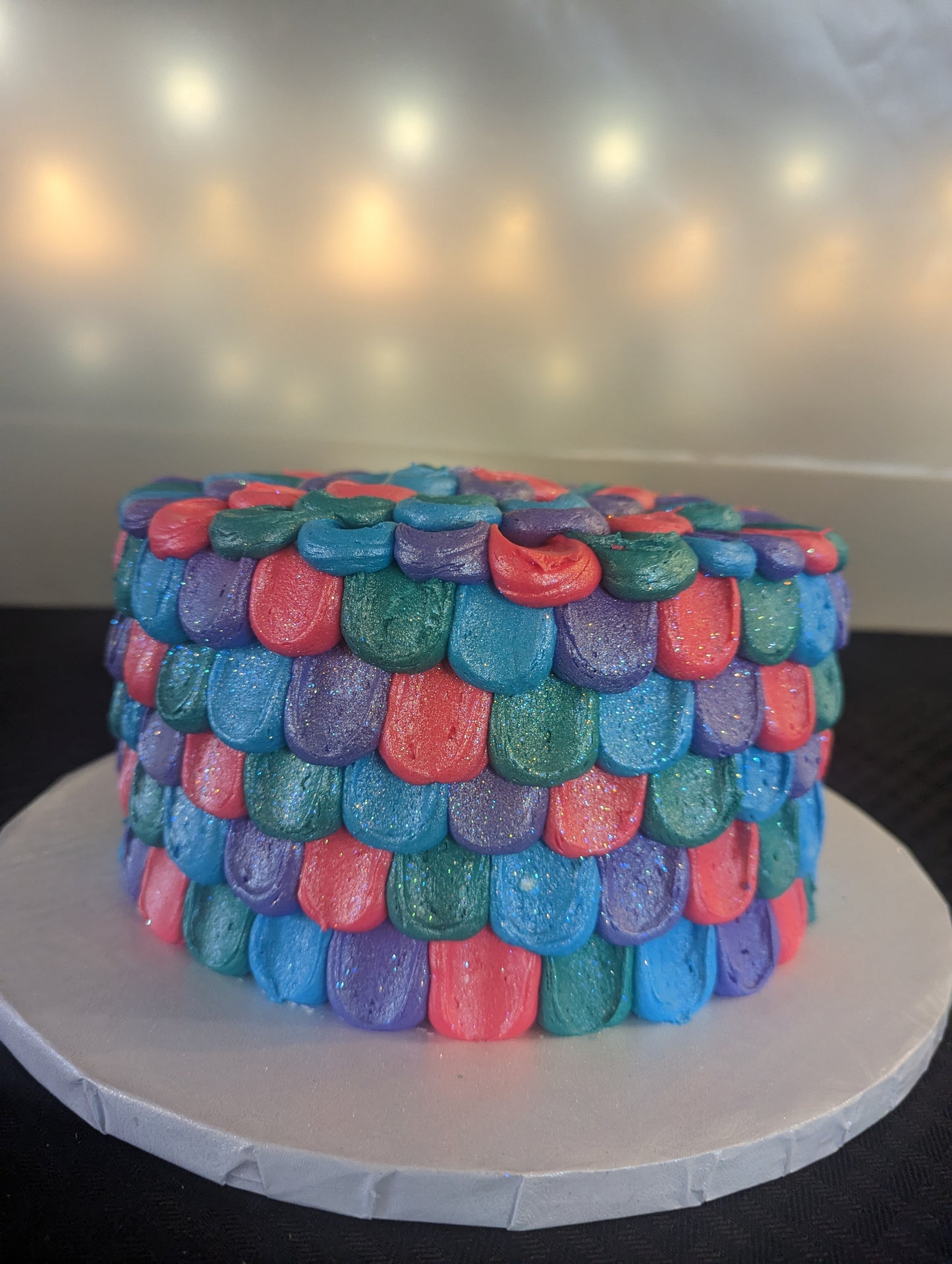 Mermaid Scales Cake