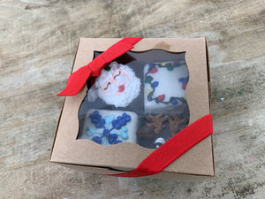 4 Pack of Christmas Petite Fours