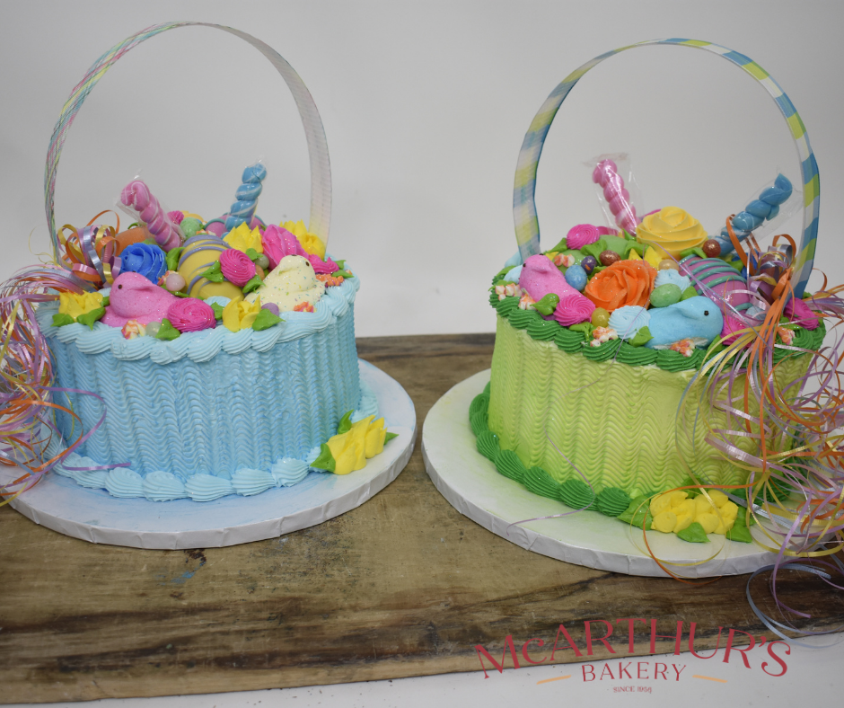 Easter Egg Basket Cake