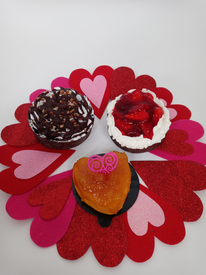 Individual Size Valentine's Day Cakes